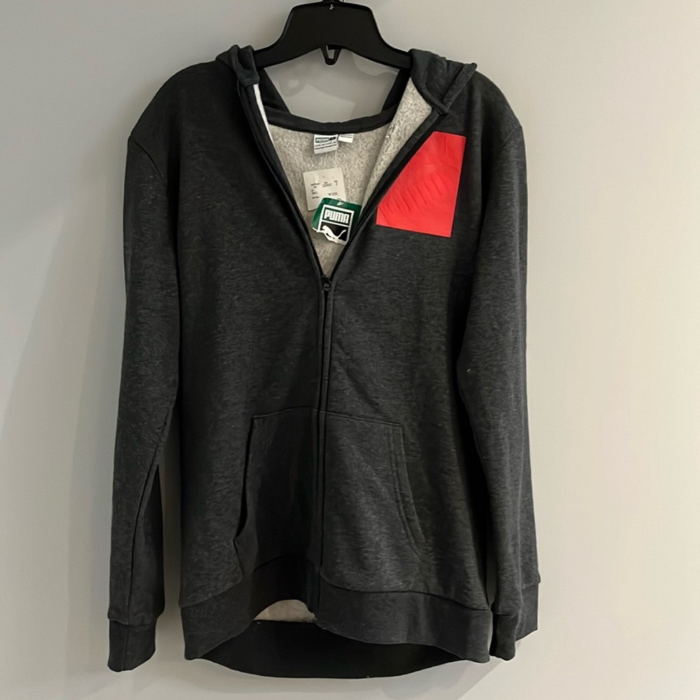 Puma Boys Zip Up Hoodie Sweater